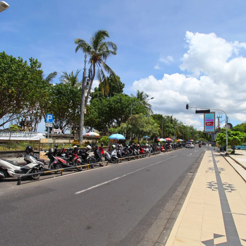 Sunset-Road-in-Bali-