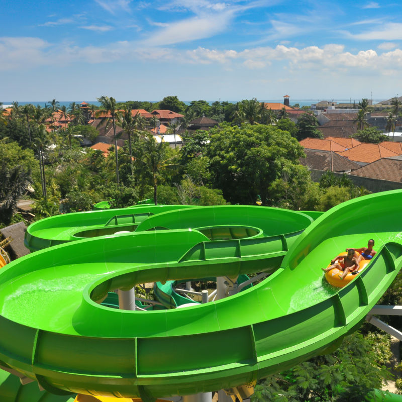 Waterbom-Green-Viper-Slide-in-Kuta-Bali