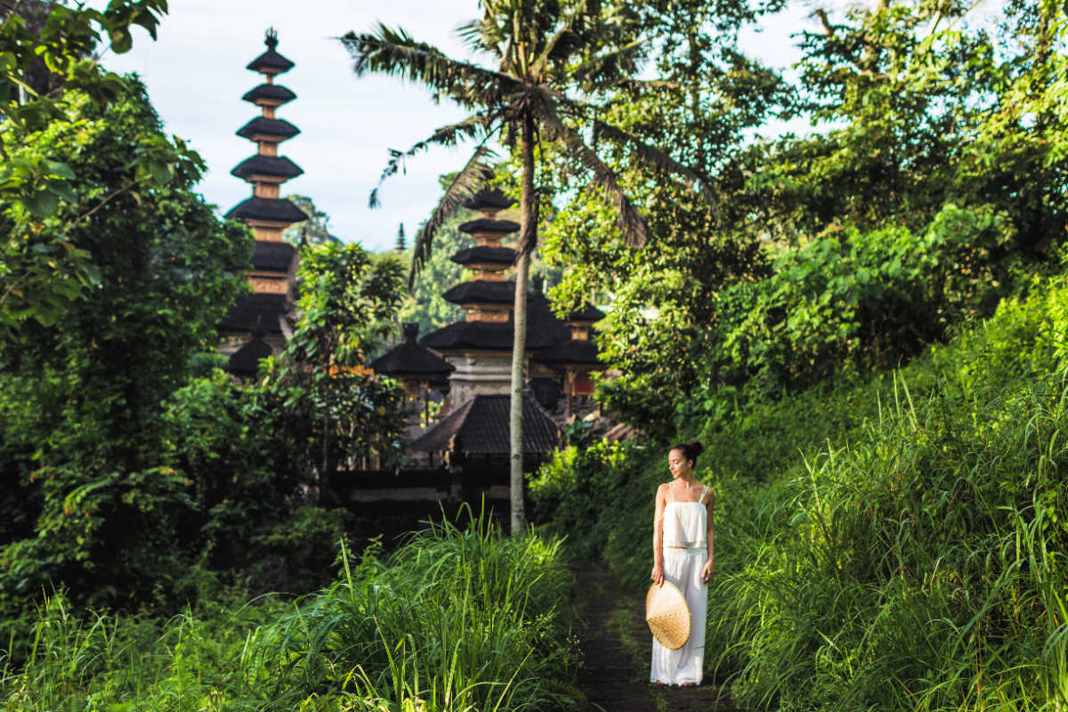 Woman in front of Ubud Temple in Bali and Jungle.jpg