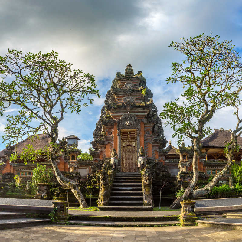 Gates-to-Bali-Temple-in-Ubud-Area