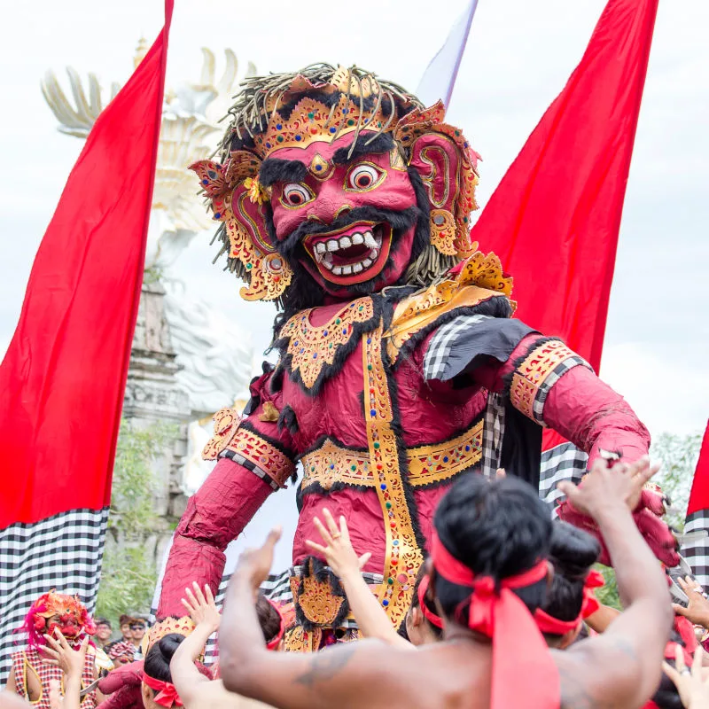 Ogoh-Ogoh-Statue-in-Parade-at-Nypei-Festival-Bali