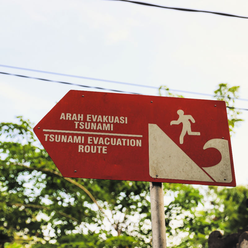 Tsunami-Evacuation