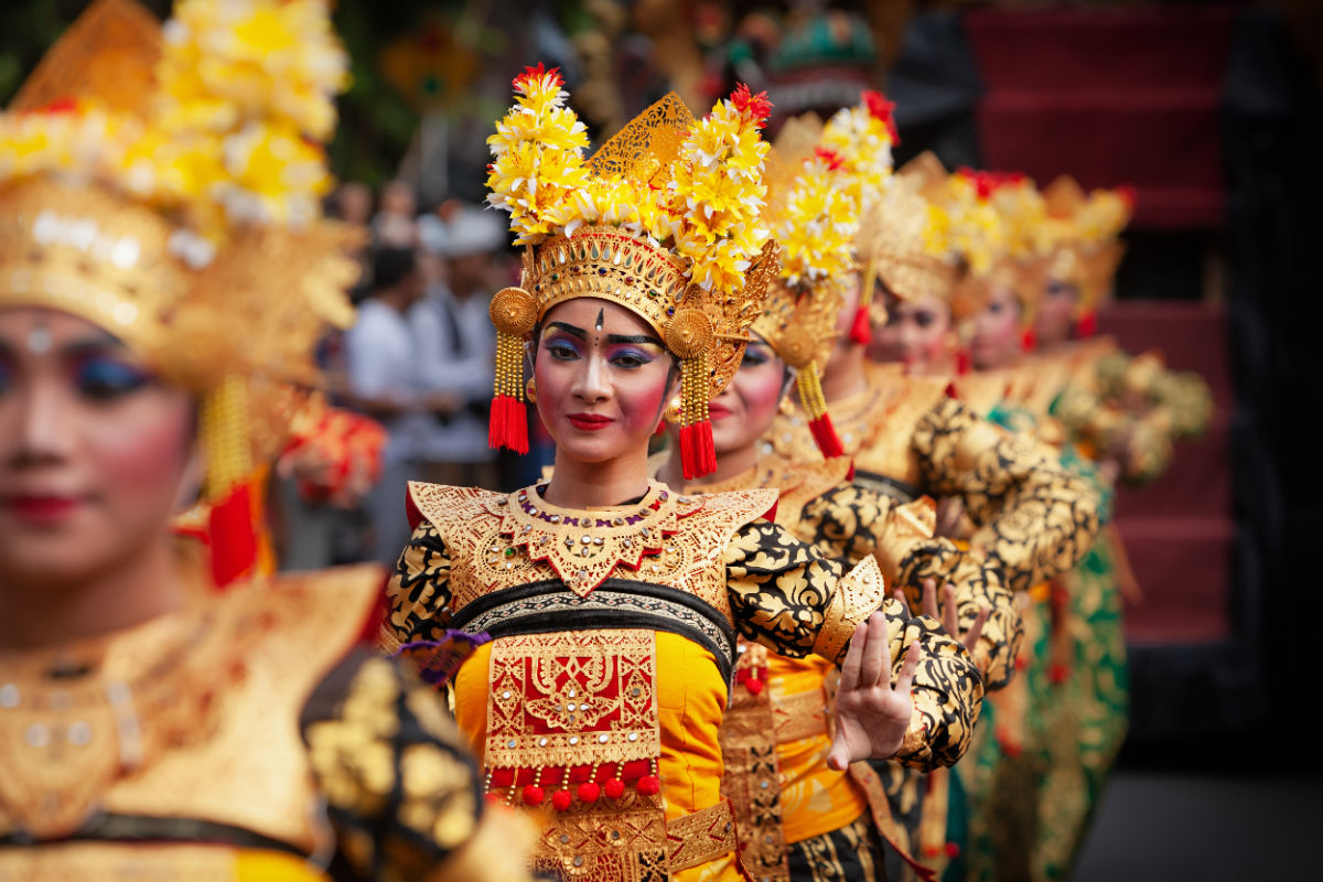 Traditonal Balinese Dancers Line Up for Parade.jpg