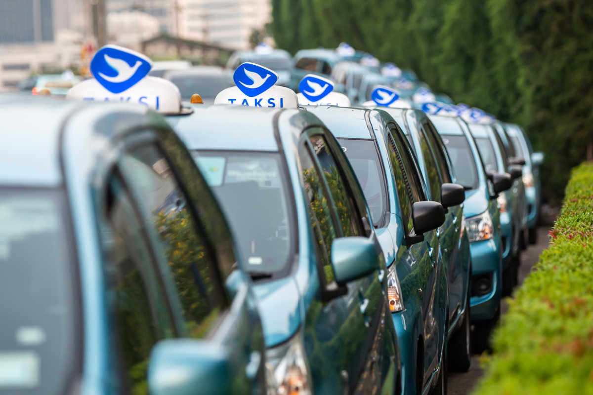 Row of Bluebird Taxis .jpg