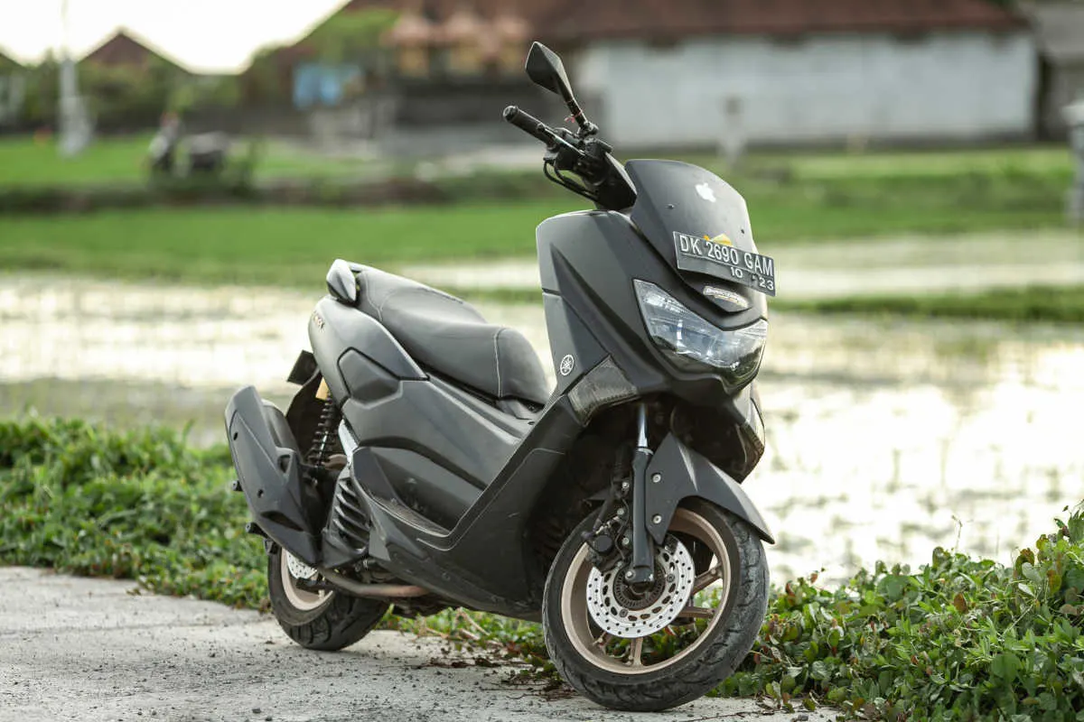 NMAX Motorbike Motorcycle Moped by Rice Paddie in Bali.jpg