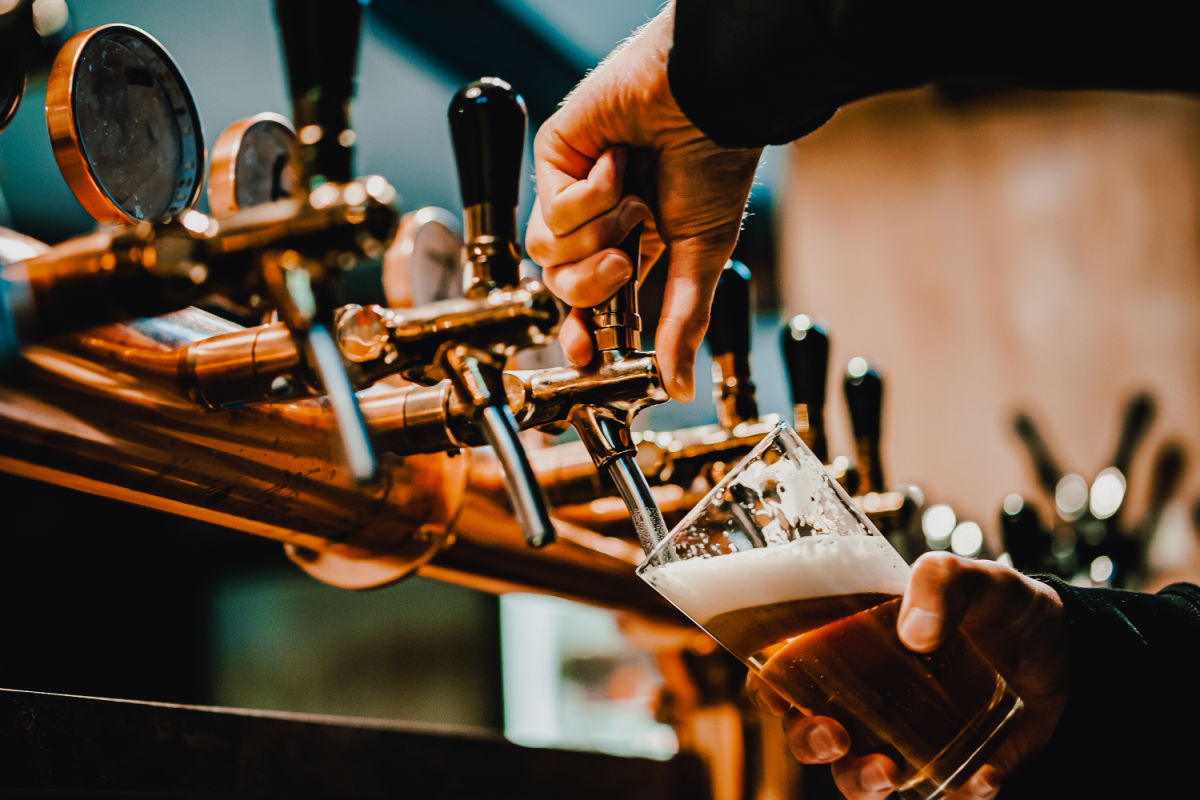 Beer taps at gastropub.jpg