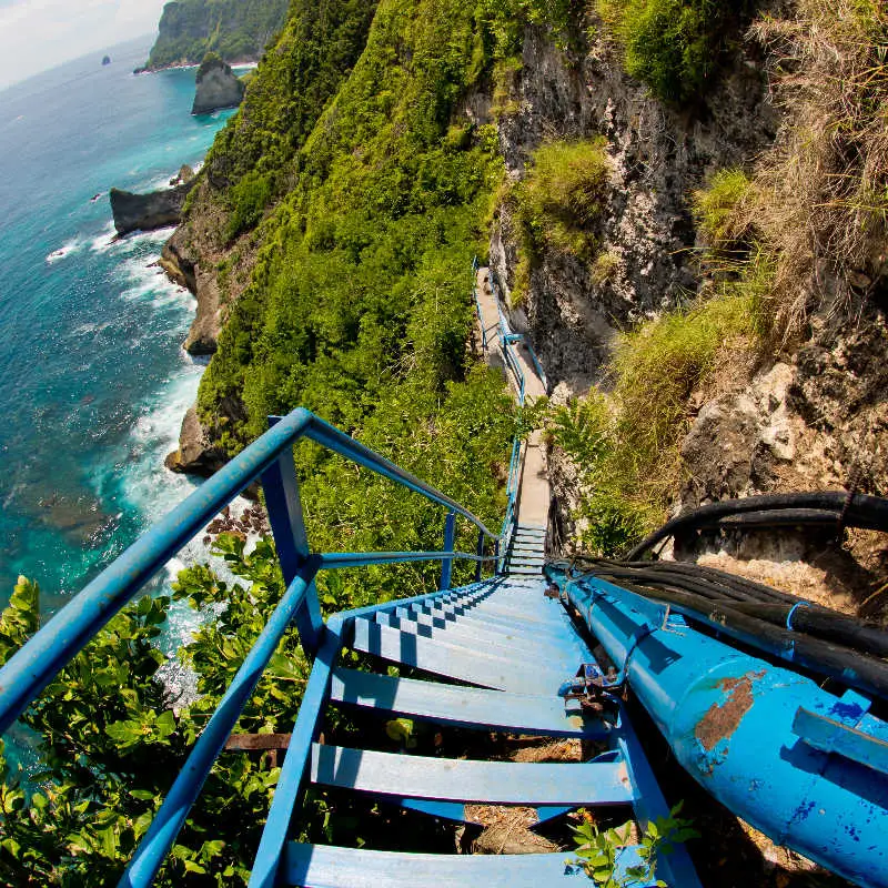 Blue-Stairs-at-Peguyangan-Waterfall-in-Nusa-Penida