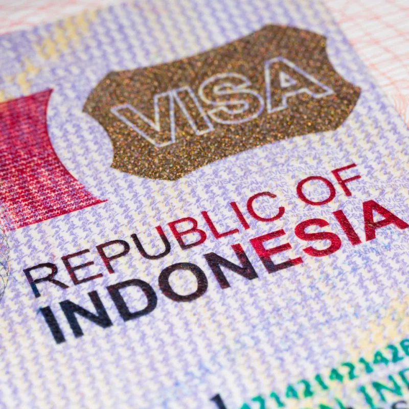 Close-Up-Of-Indonesian-Visa