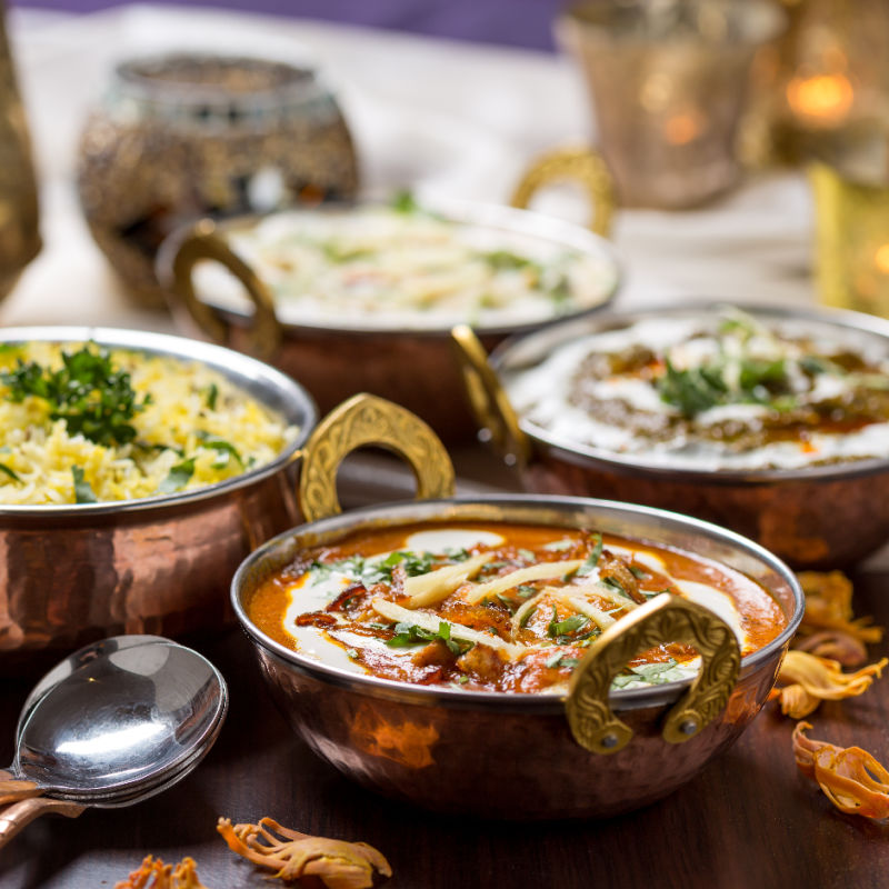 Indian-Food-on-Table-