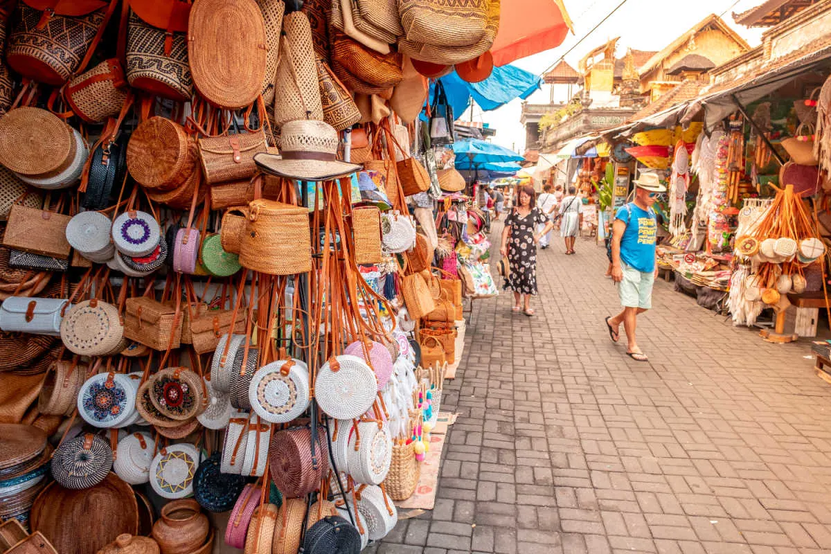 Tourists Walk Through Ubud Market.jpg