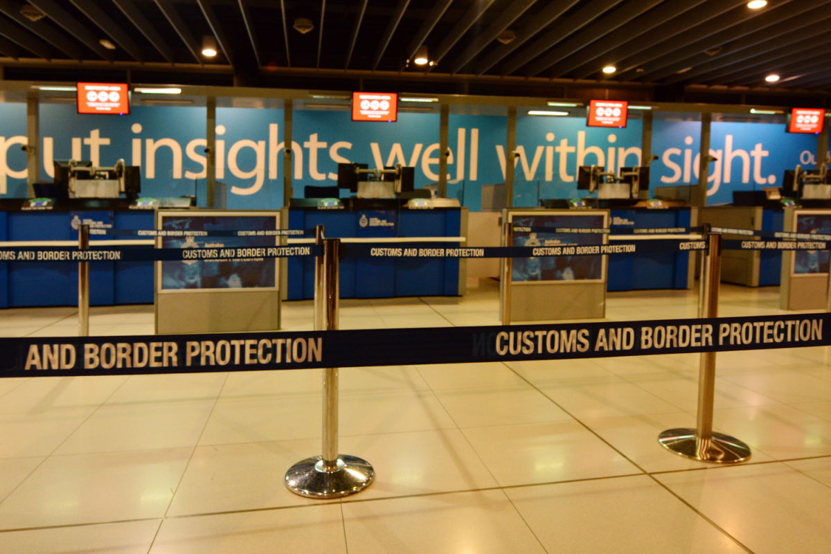 Australian Airport Customs and Immigration