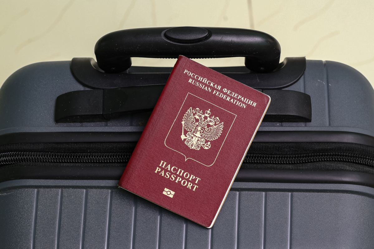 Russian Passport on Luggage Bag.jpg