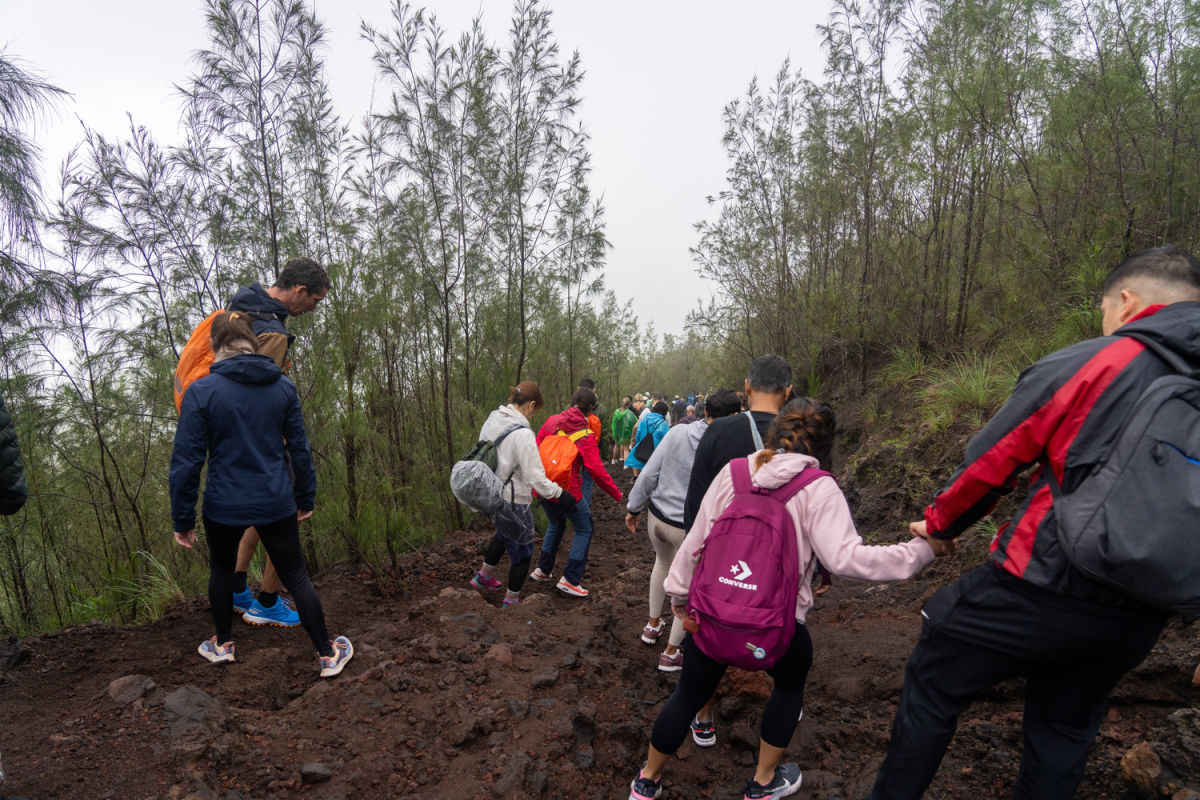 Tourists Desend from Mount Batur Hike.jpg