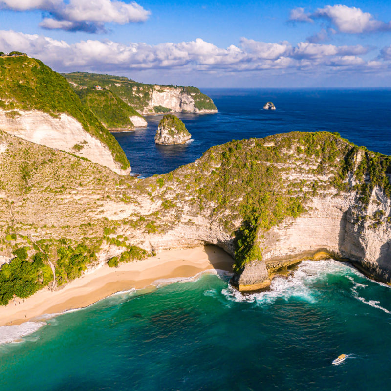 Kelingking-plaża-widok na klif-nusa-penida