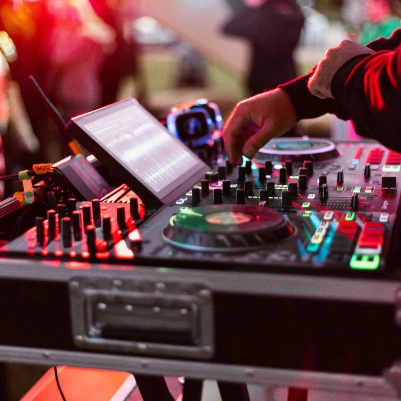 DJ-on-decks-at-party-club-nightlife-event