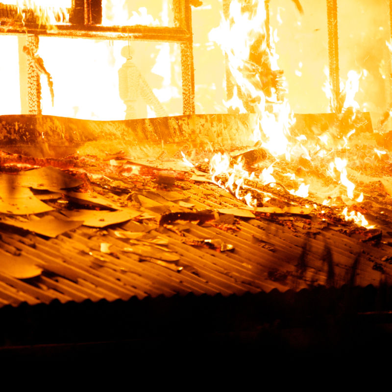 Fire-In-Building-Close-Up