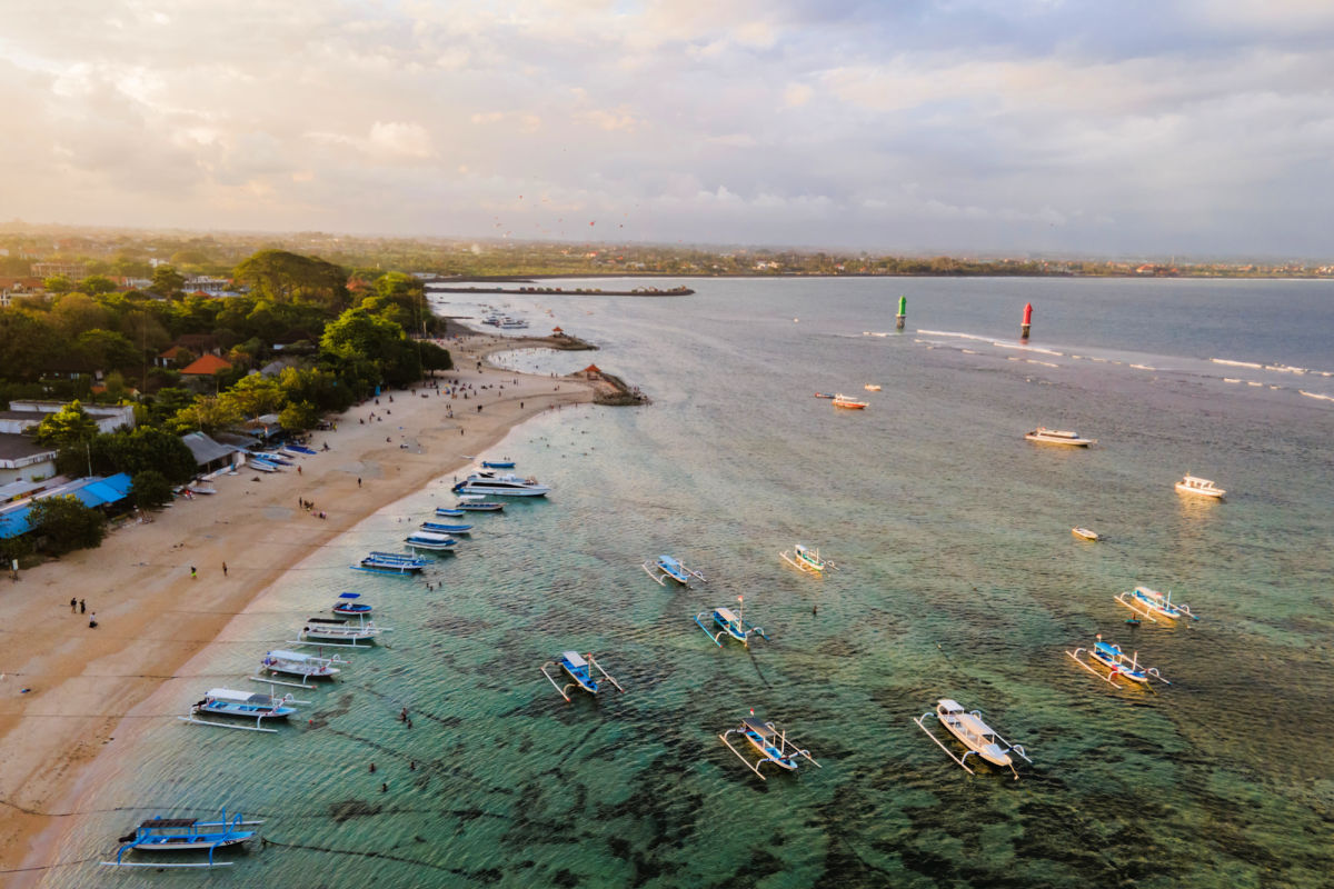 View Of Sanur Beach At Sunset in Bali.jpg