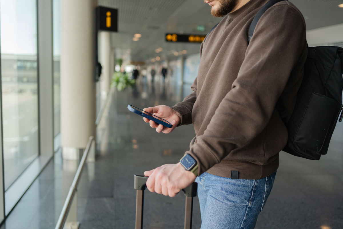 Man on Phone at Airport.jpg