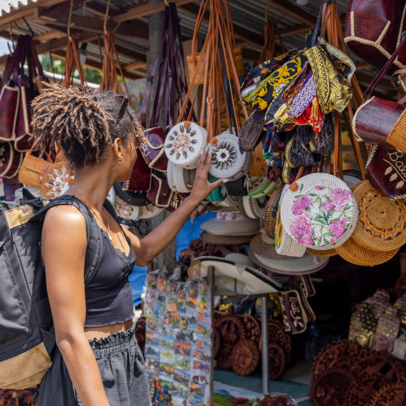 Woman-At-Bali-Craft-Market