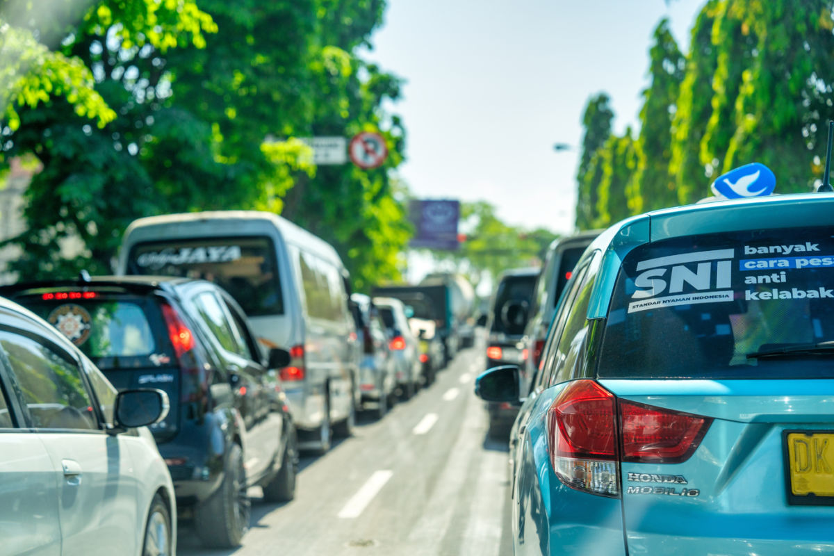 Traffic Queue in Bali