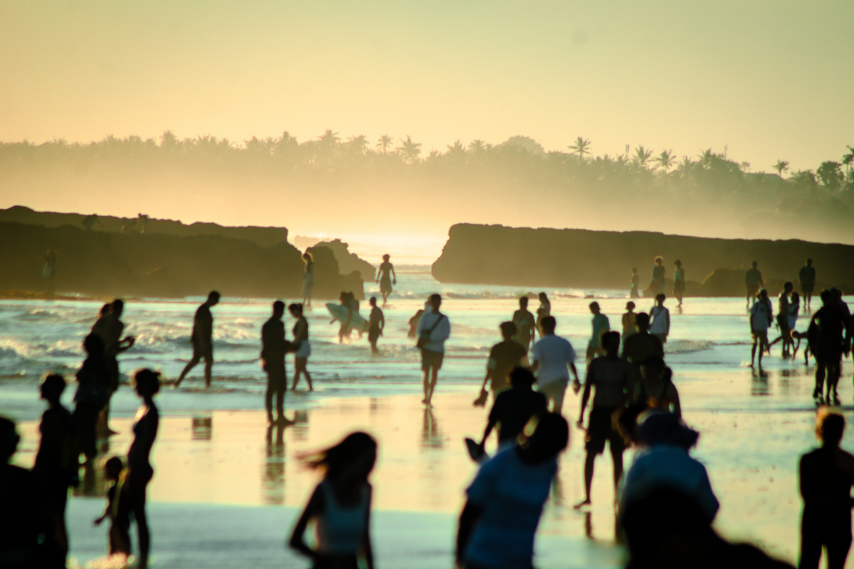 Tourists On Bali Beach Canggu.jpg