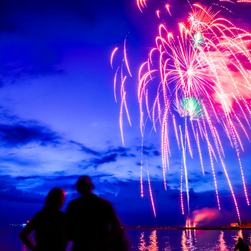 Fireworks-over-water