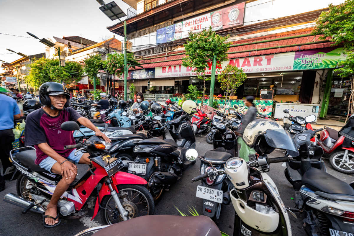 Moped Car Park in Bali Traffic Congestion.jpg