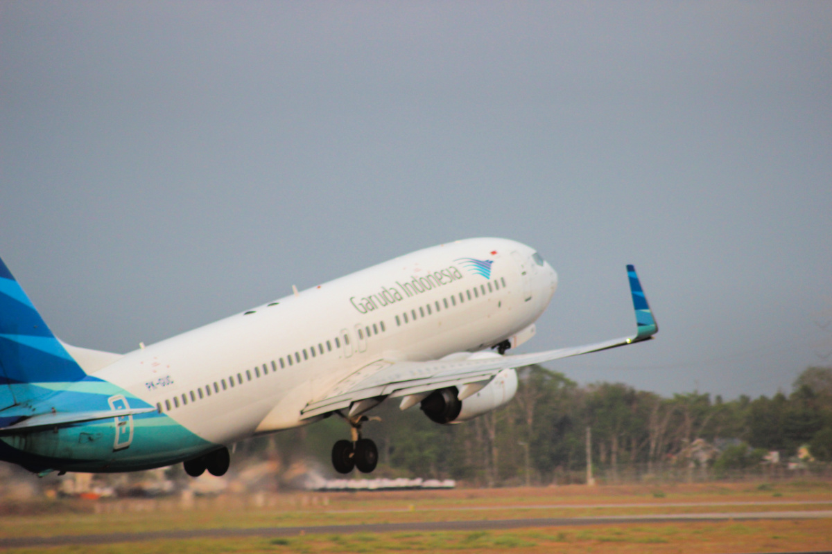 Garuda Indonesia Plane Takes Off.jpg