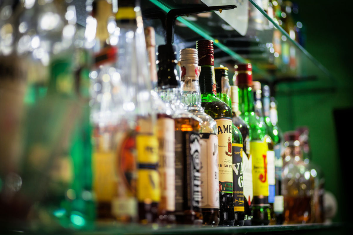 Bar Shelf Alcohol