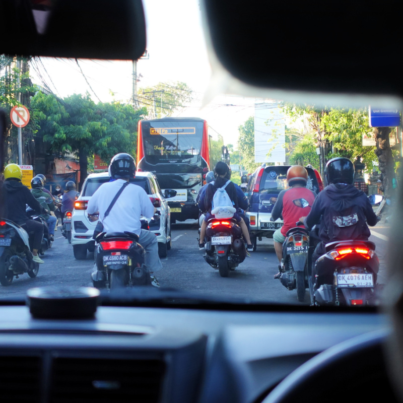 Traffic-On-Road-in-Bali