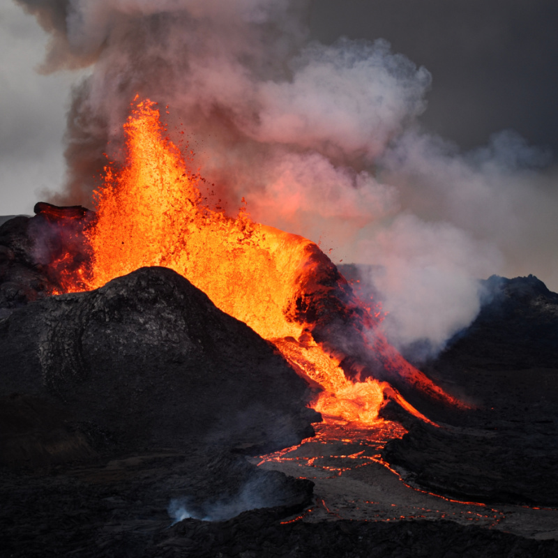 Volcanic-Eruption-Lava