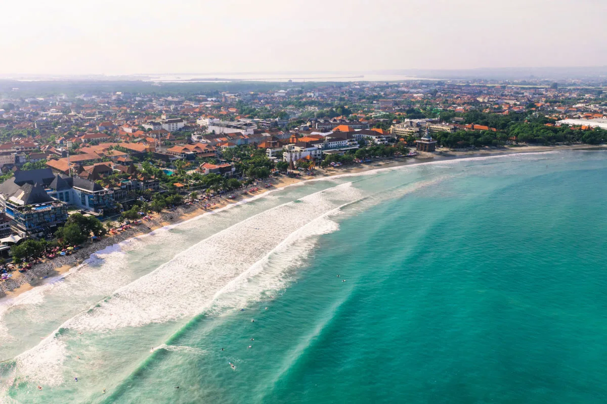 View Of Legian Beach in Bali