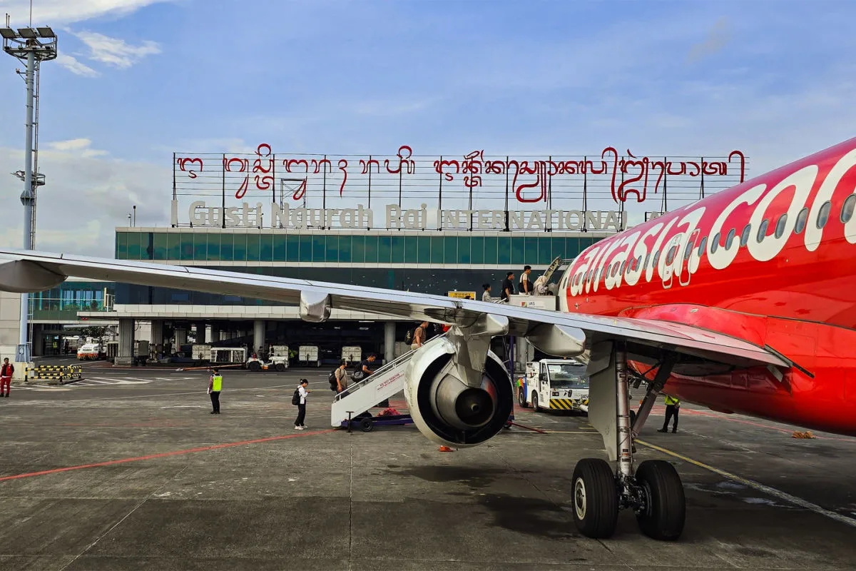 AirAsia Plane at Bali Airport