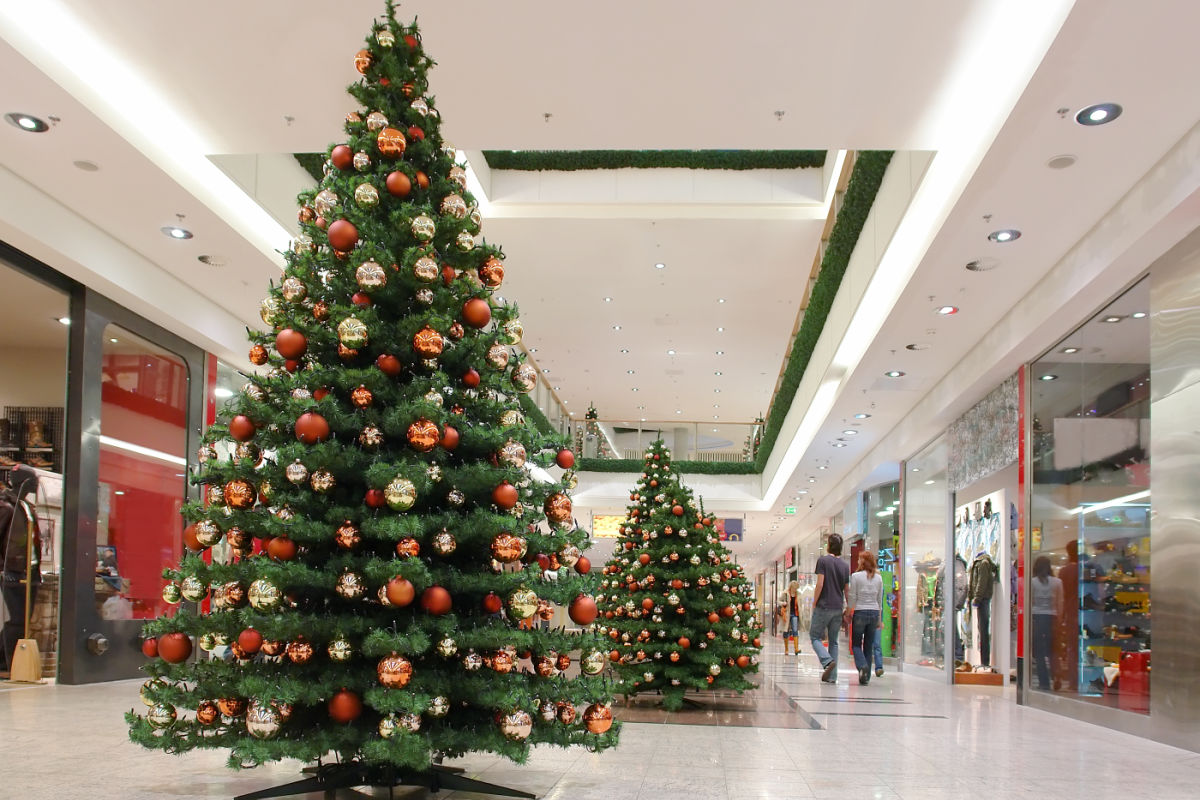 Shopping Mall Christmas Tree