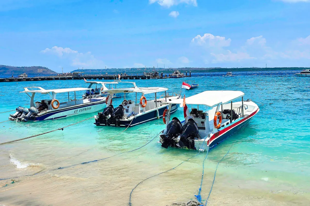 Fast Boats On Ocean Harbour Nusa Penida Bali.jpg