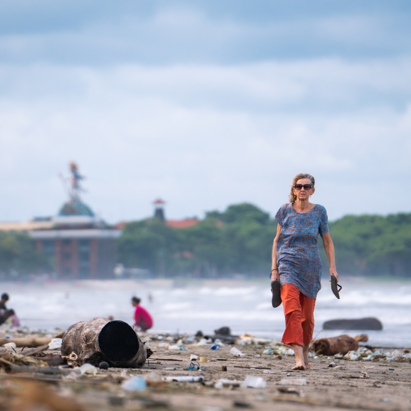 Plastic-Waste-On-Kuta-Beach-Bali