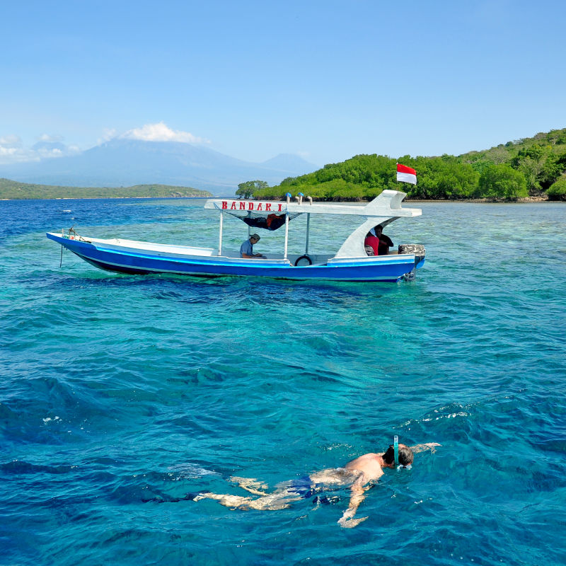 Snorkeling-Off-West-Bali-National-Park