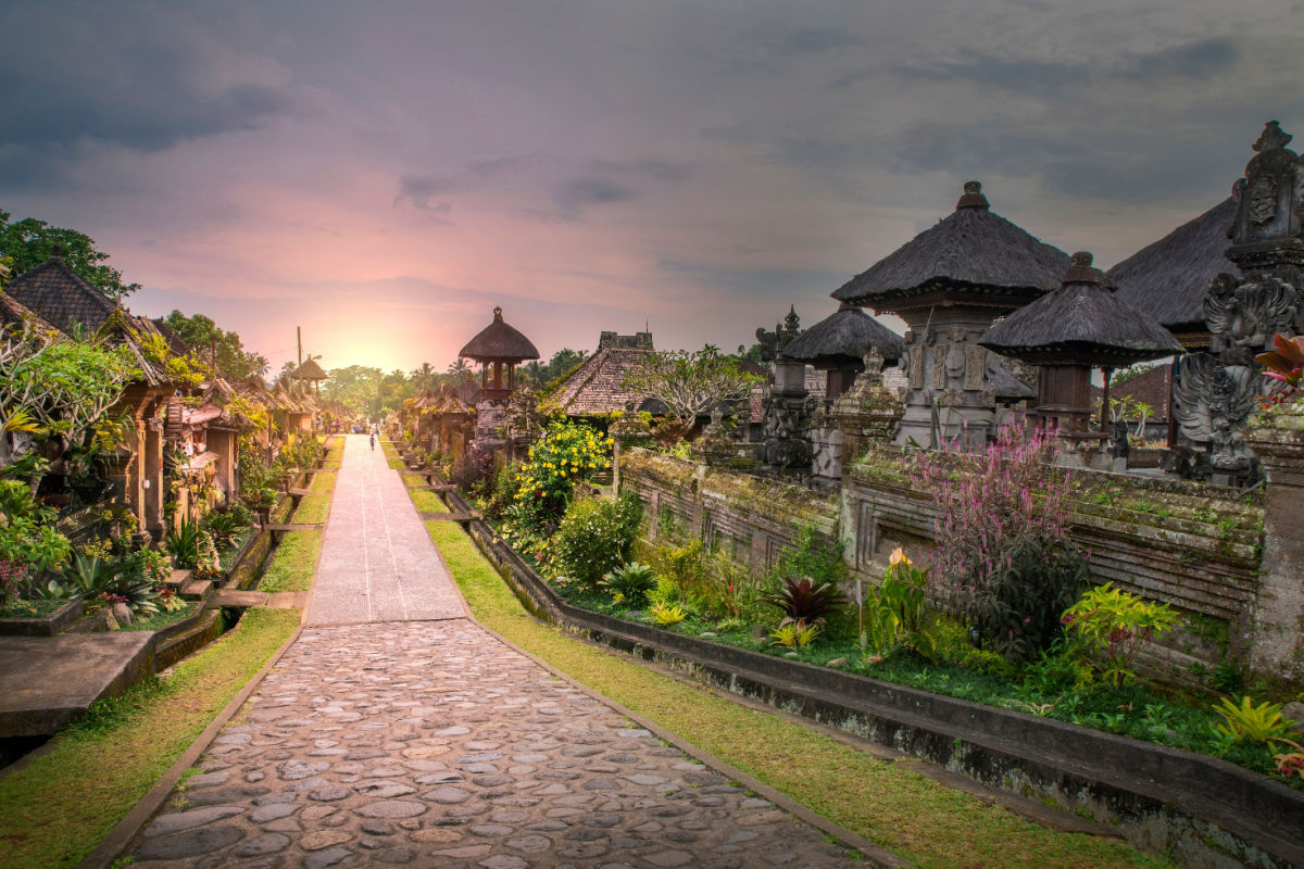 Penglipuran Village at Sunrise in Bali.jpg