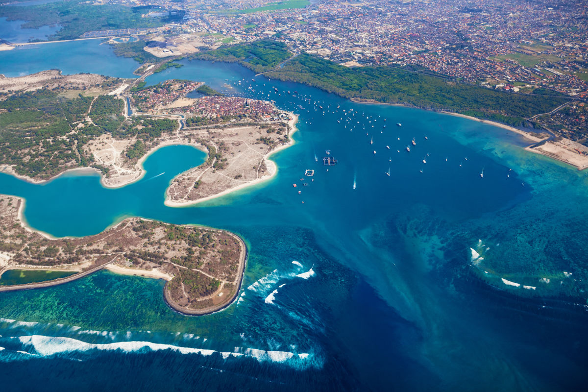 Serangan Island View From Above