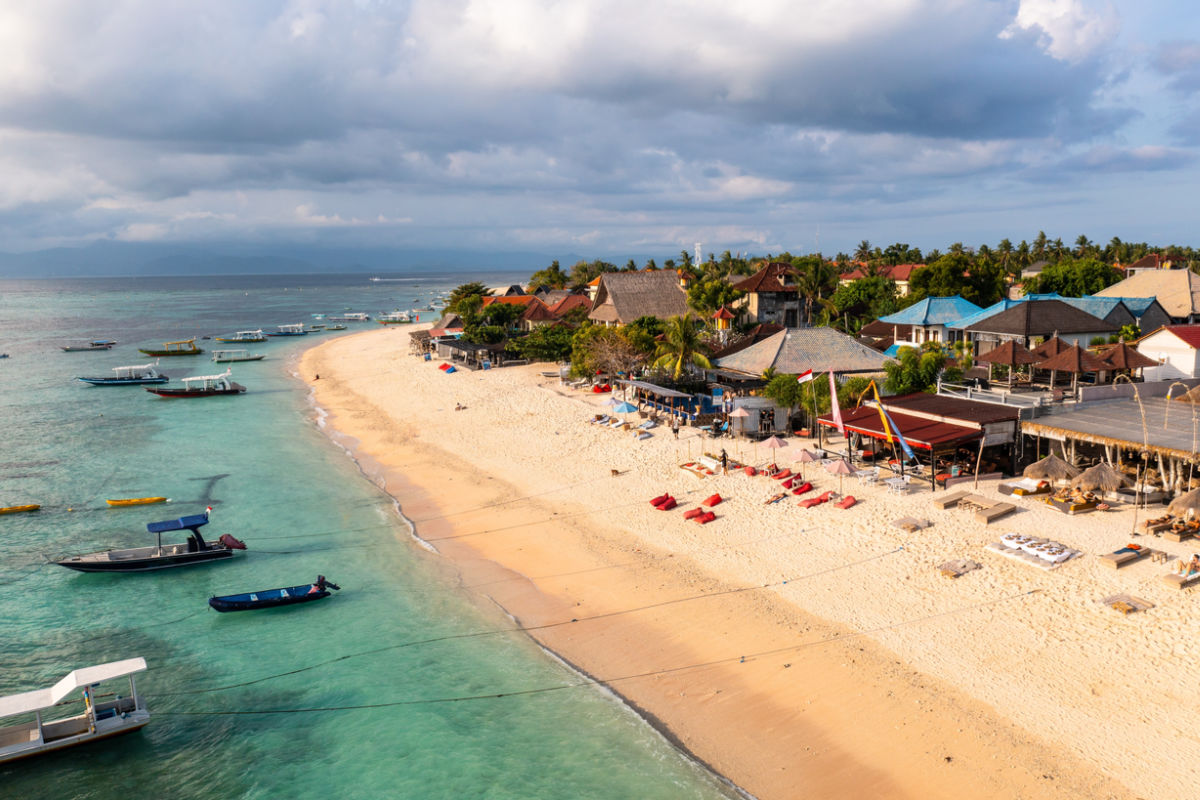 Beachfront on Nusa Lembongan Bali Province