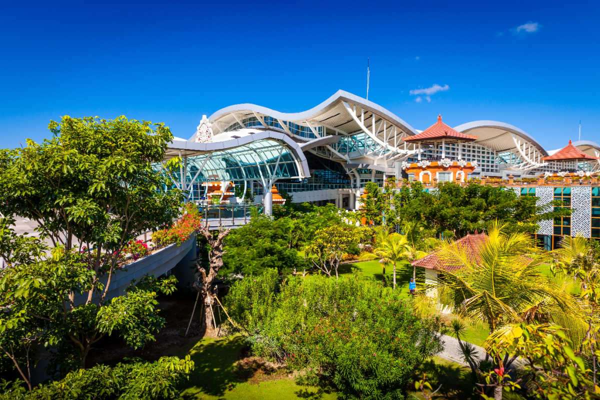 View Of Bali Airport Building