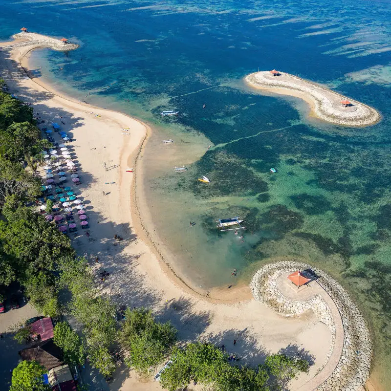 View-of-Sanur-Beach-from-above-in-Bali
