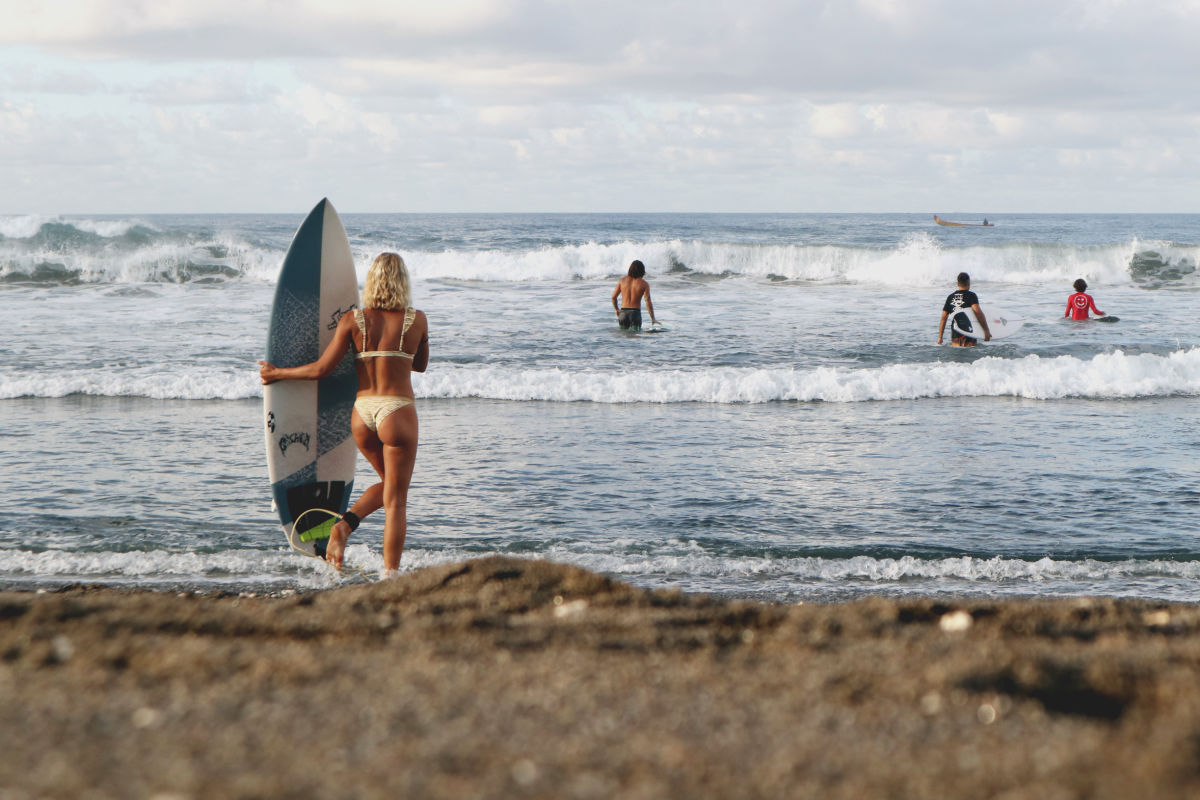 Surfers on  Pererenan Beach in Canggu Bali.jpg