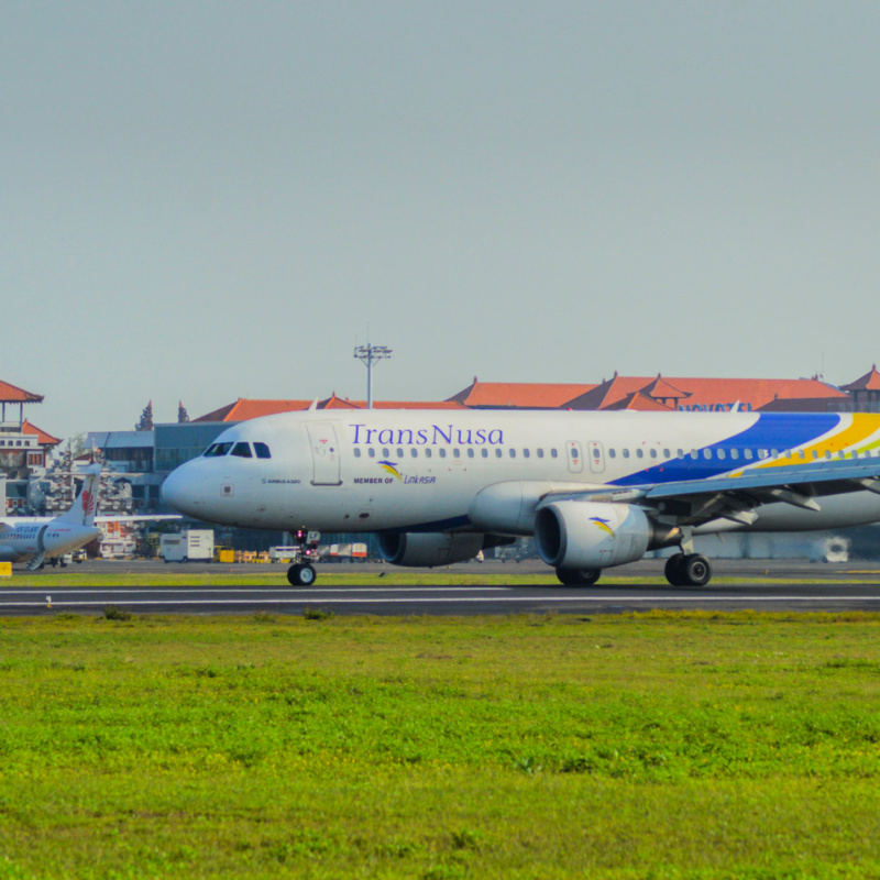 TransNusa Plane at Bali Airport.jpg