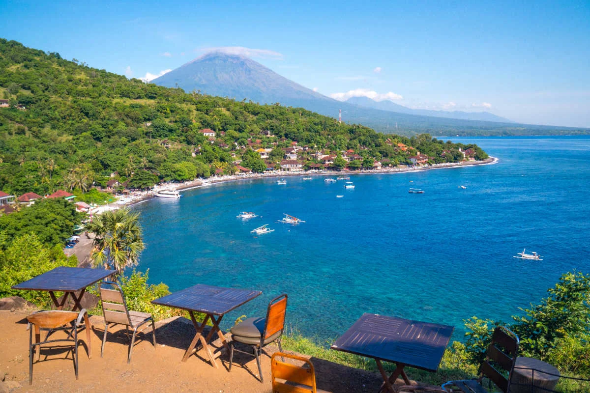 View Of Mount Agung and Amed Beach in Bali.jpg