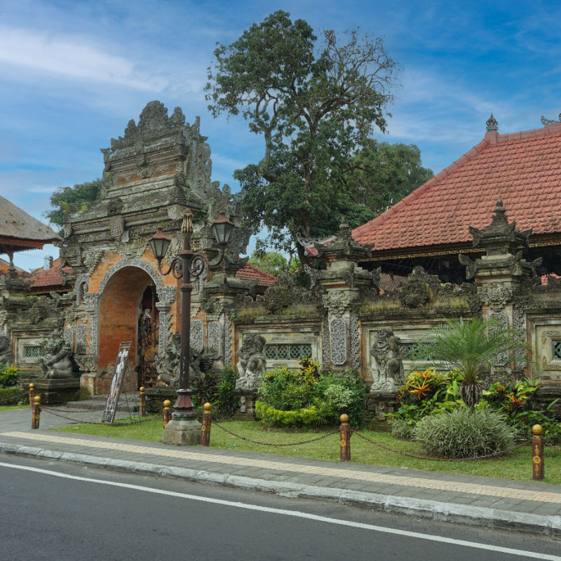 Entrance to Ubud Palace Bali