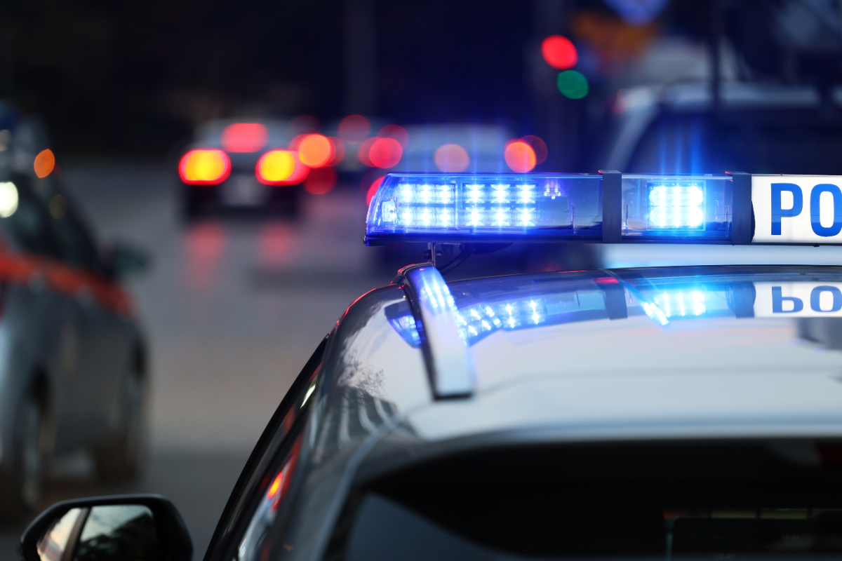 Blue Light of Police Car in Bali.jpg