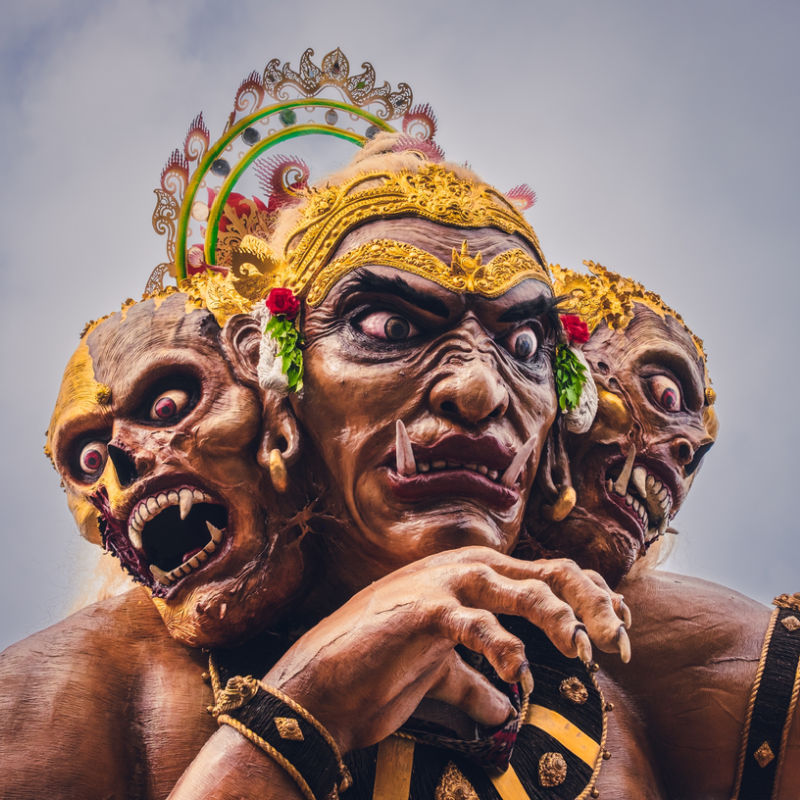 Face of Ogoh Ogoh