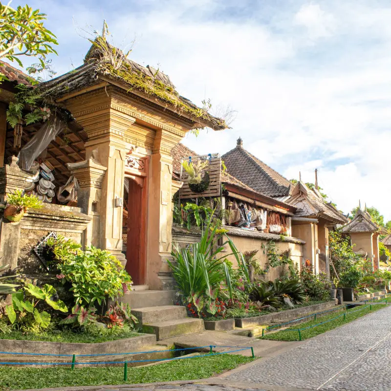 Penglipuran Village House Entryways in Bali