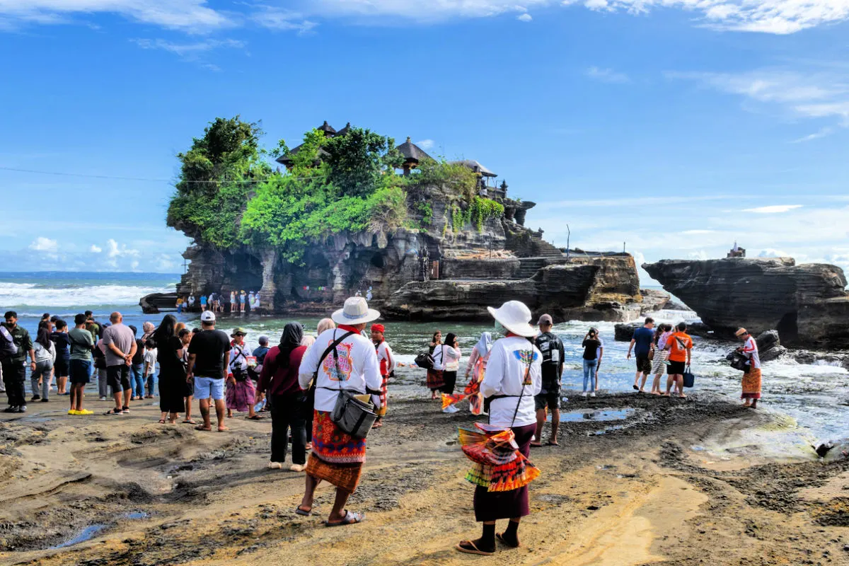 Tourists At Tanah Lot Temple in Bali.jpg